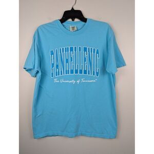 Panhellenic University Of Tennessee T-shirt Unisex L Blue  Council Greek Sororit
